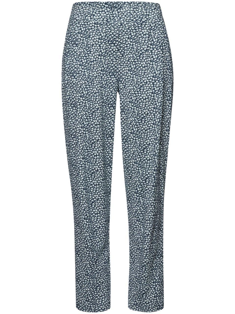 Knöchellange Bundfalten-Hose Karla Green Cotton blau günstig online kaufen