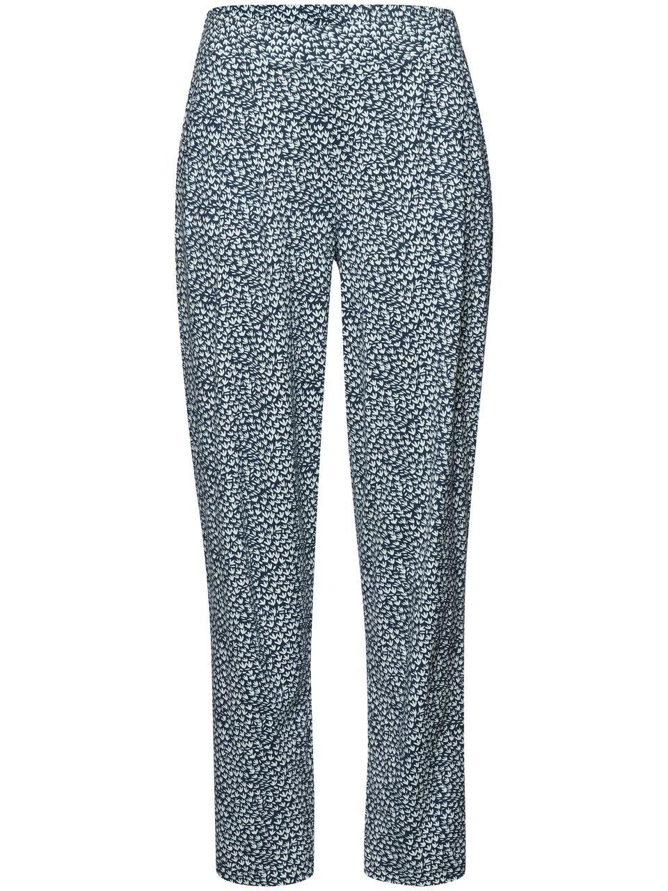 Geplooide broek Karla Van Green Cotton blauw