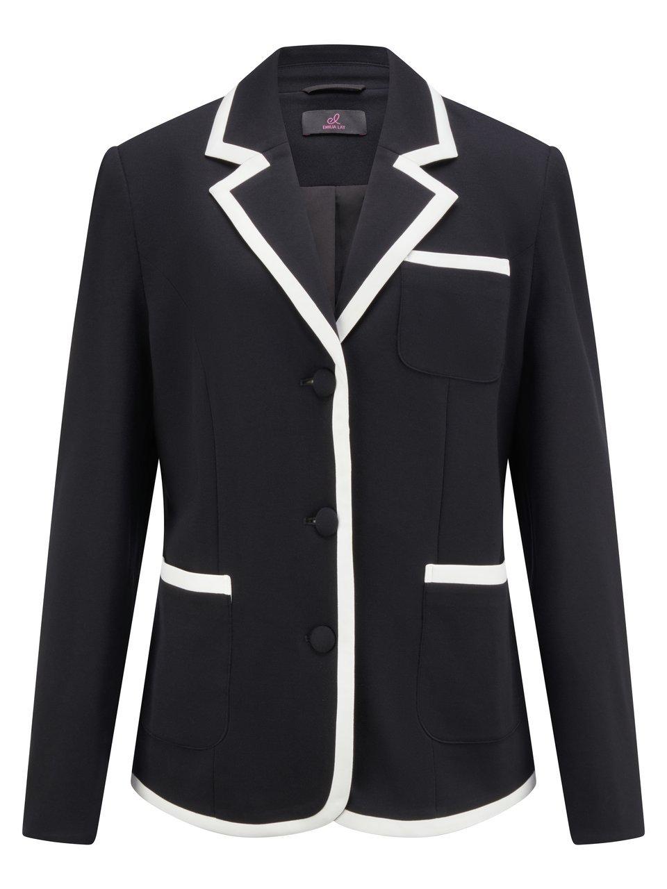 Jersey-Blazer Emilia Lay schwarz günstig online kaufen