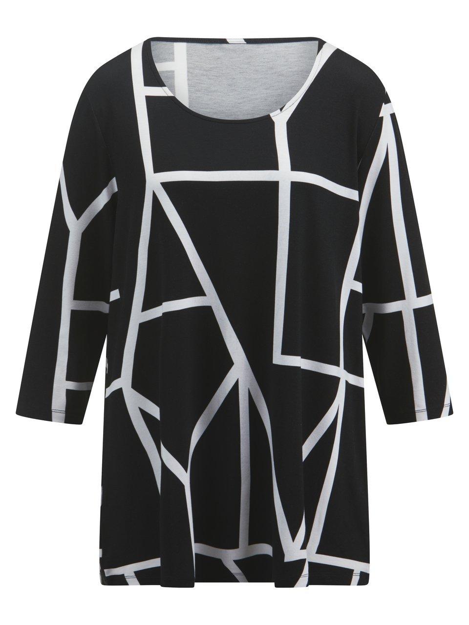 Rundhals-Shirt 3/4-Arm Emilia Lay schwarz günstig online kaufen