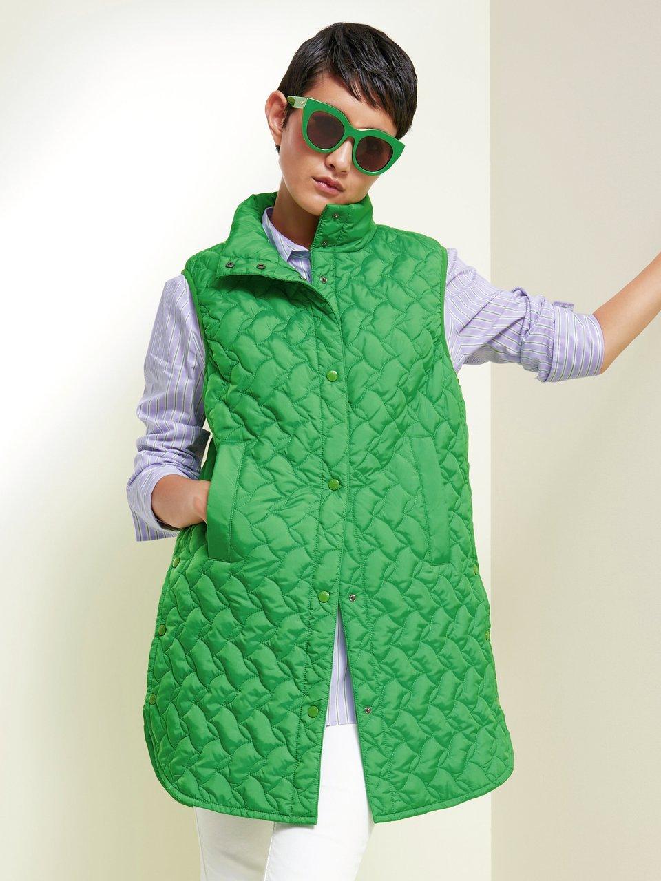 Lange bodywarmer Van Brax Feel Good groen