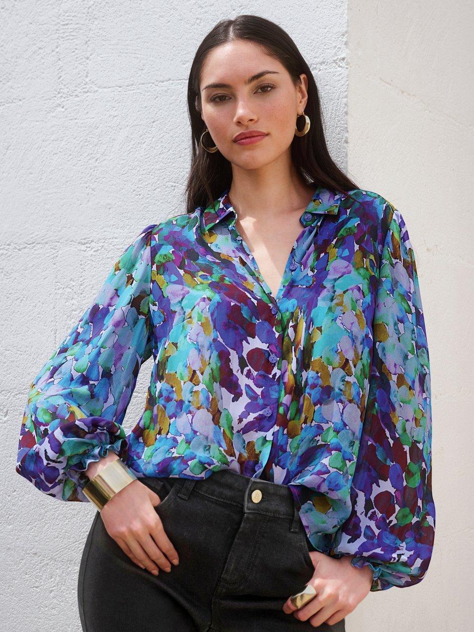 Marcel Ostertag - Blouse in overhemdstijl