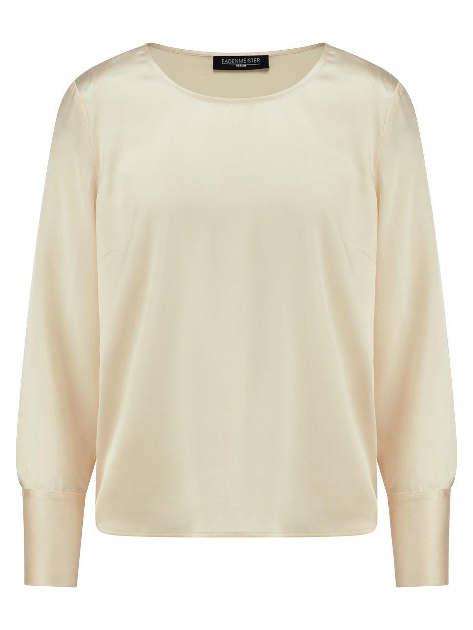 Bluse zum Schlupfen Fadenmeister Berlin weiss günstig online kaufen