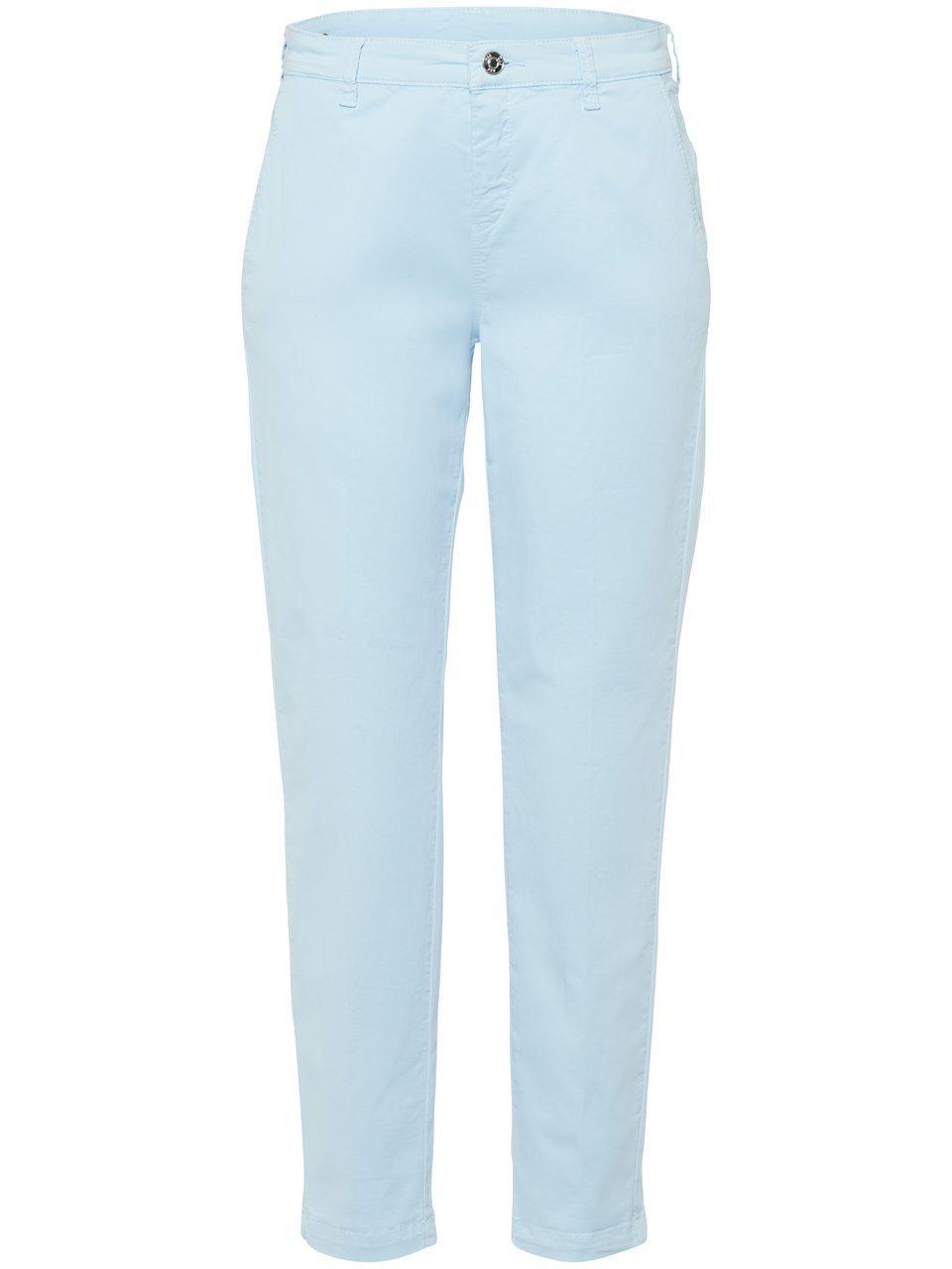 Straight Fit-7/8-broek model Chino Turn Up Van Mac blauw