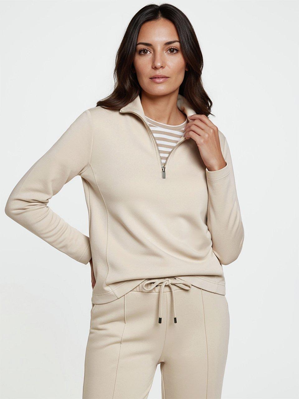 Bogner - Sweatshirt mit hoch schließbarem Troyerkragen