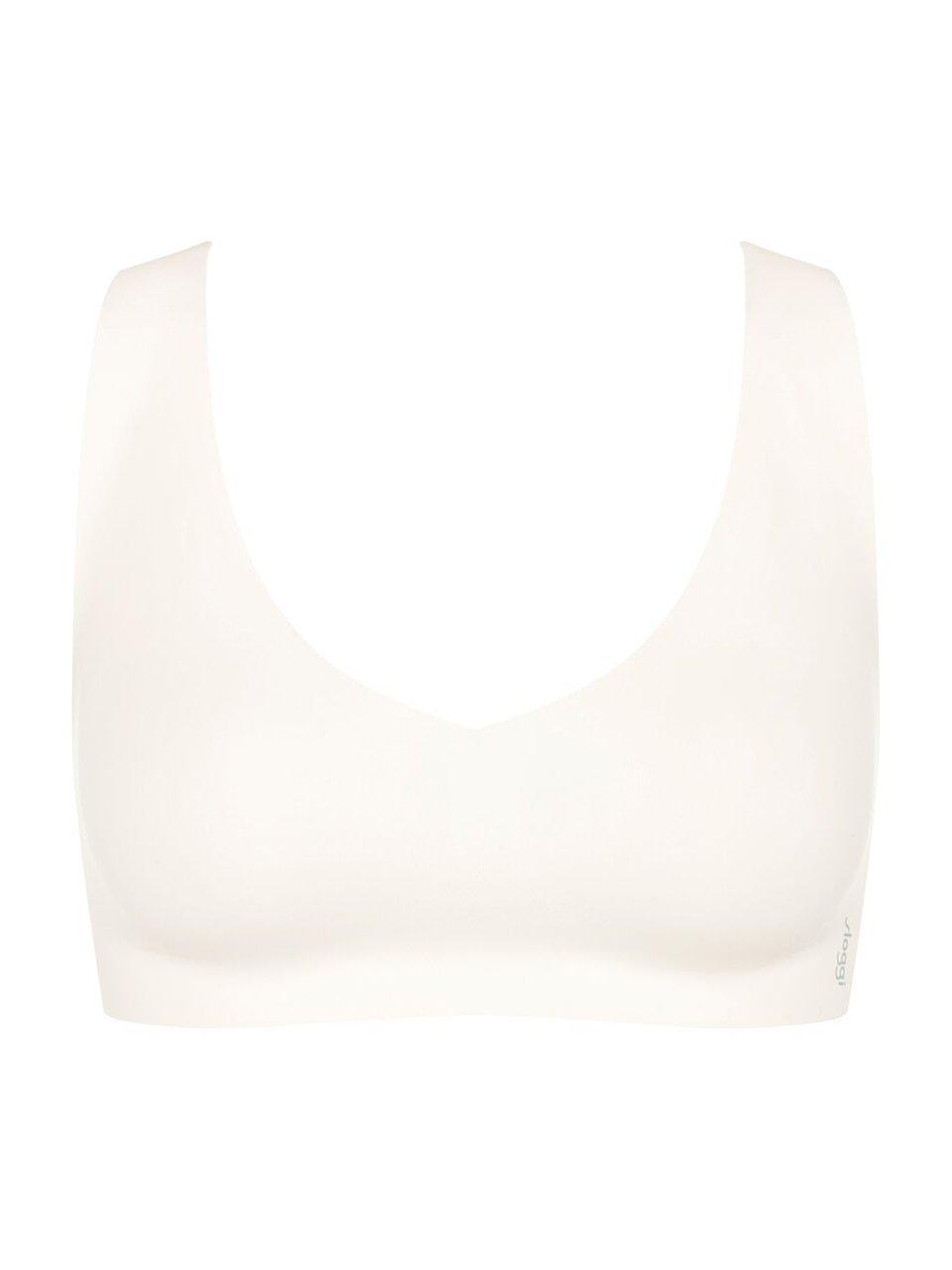 sloggi ZERO Feel 2.0 Bralette Dames Beha - SILK WHITE - Maat S