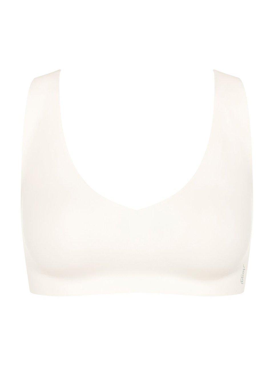 sloggi ZERO Feel 2.0 Bralette Dames Beha - SILK WHITE - Maat M