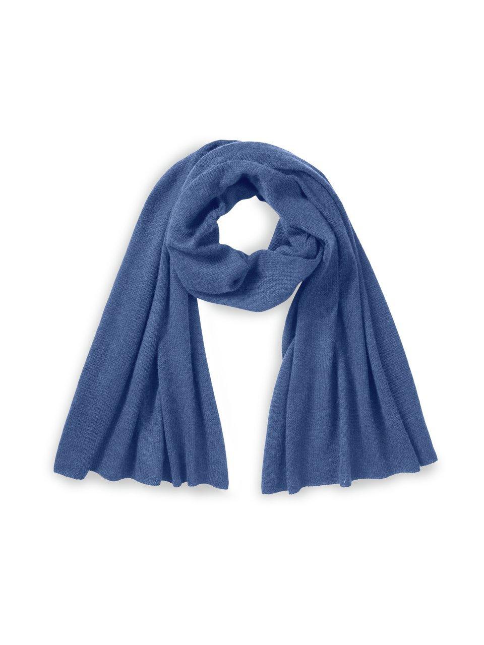 Schal Peter Hahn Seide/Kaschmir blau günstig online kaufen