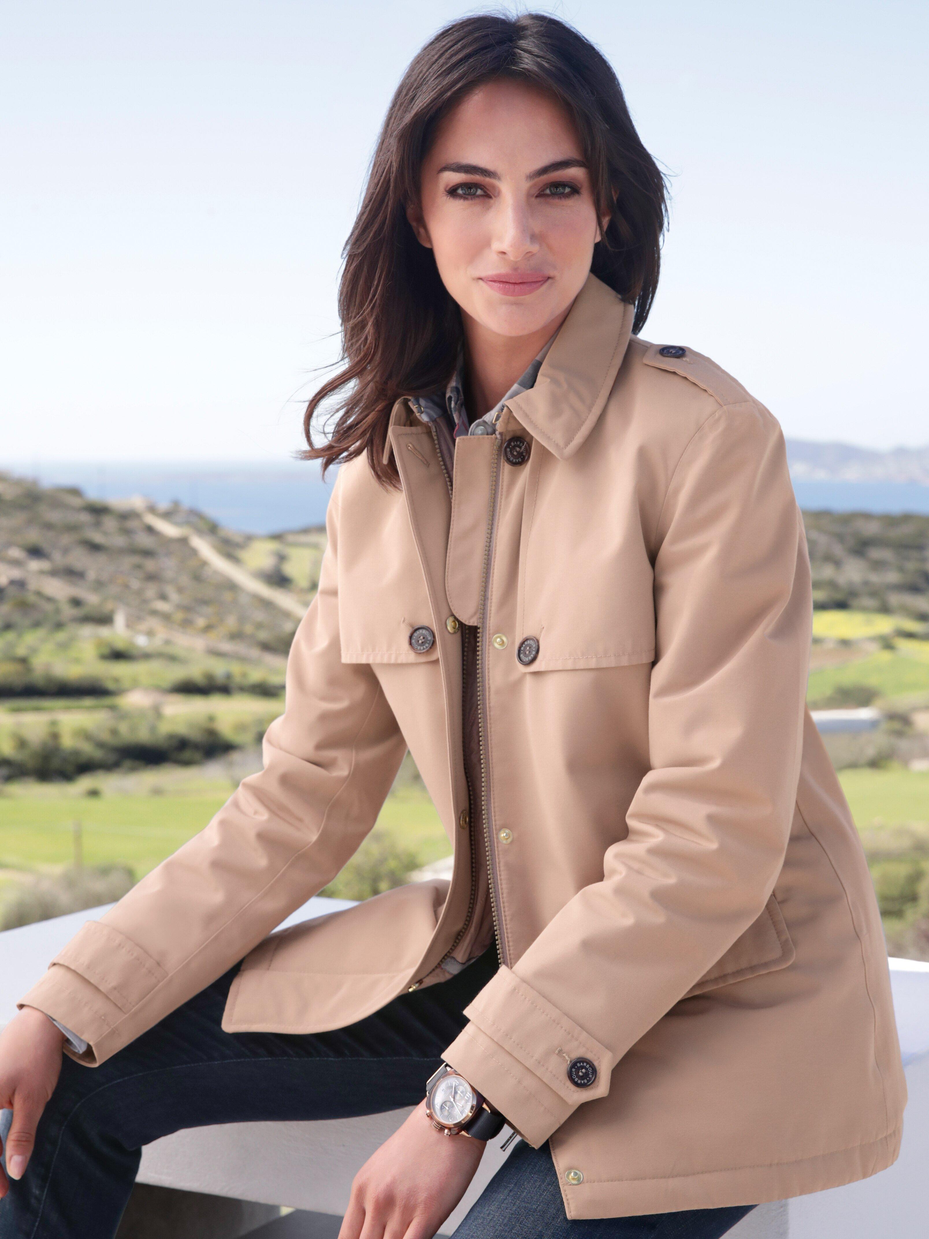 barbour jacke beige