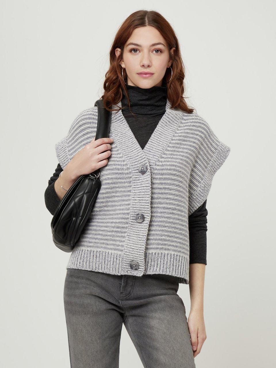 Gilet maille sans manche femme sale