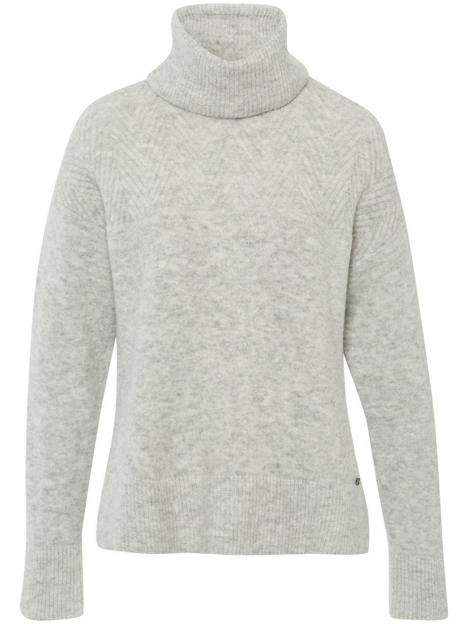 basler - Rollkragen-Pullover  grau