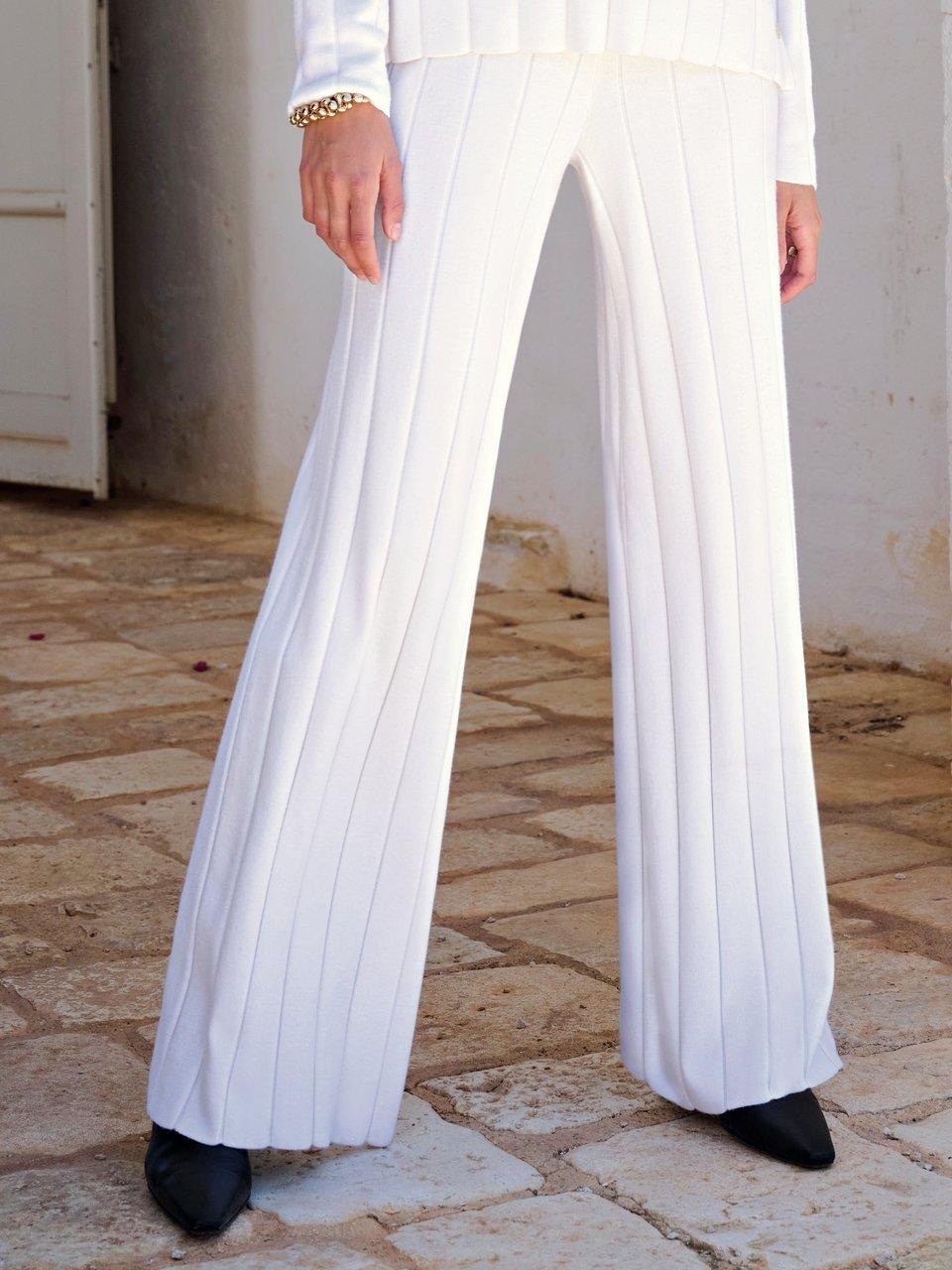 Laura Biagiotti Roma - Gebreide broek Wide Fit