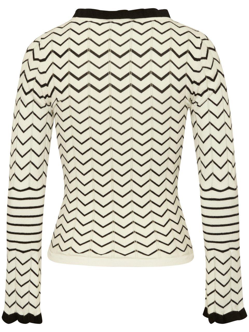 Thumbnail - Rundhals-Pullover Laura Biagiotti Roma weiss