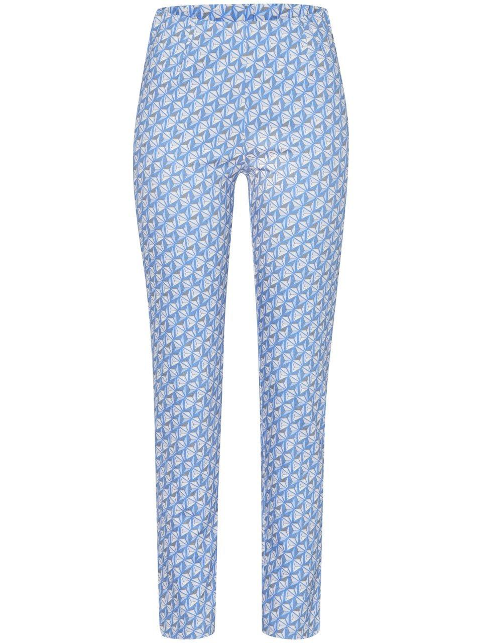 Enkellange broek Van Peter Hahn blauw