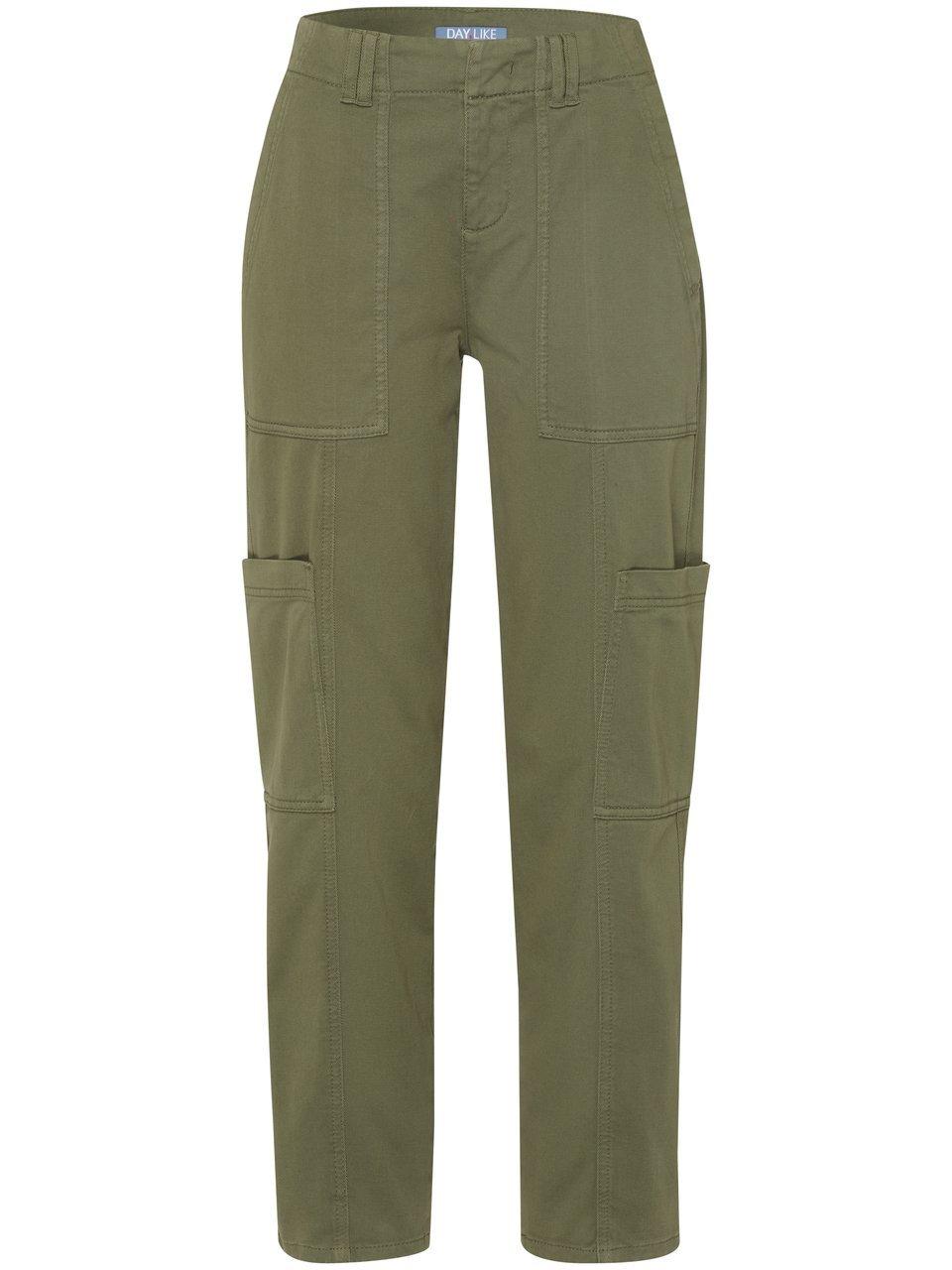 Straight Fit-Hose DAY.LIKE grün günstig online kaufen