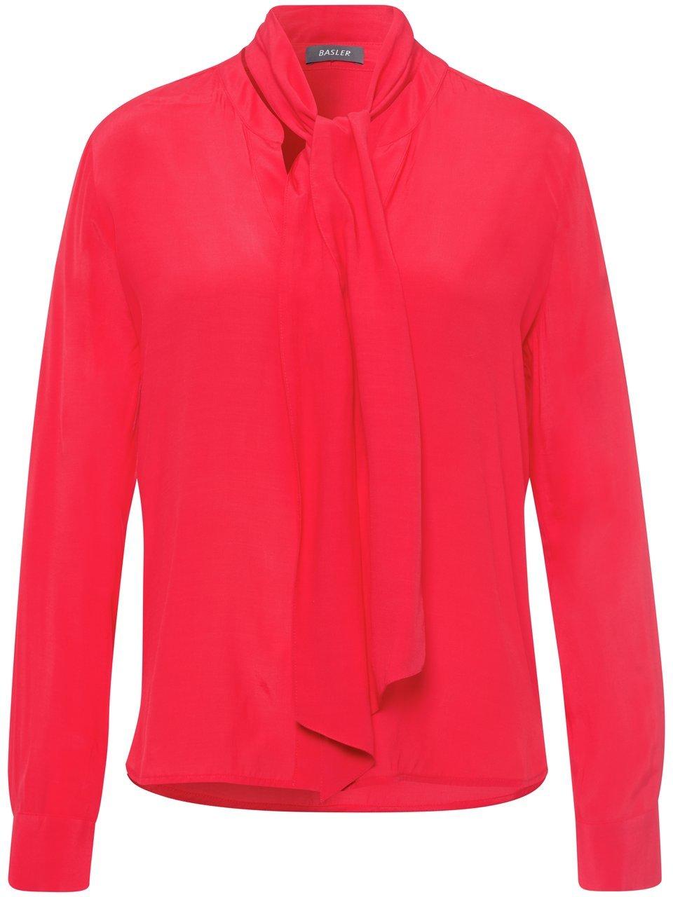 Blouse kraagstrik Van BASLER rood