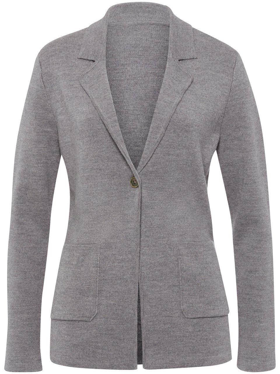 Tricotblazer Van Peter Hahn grijs