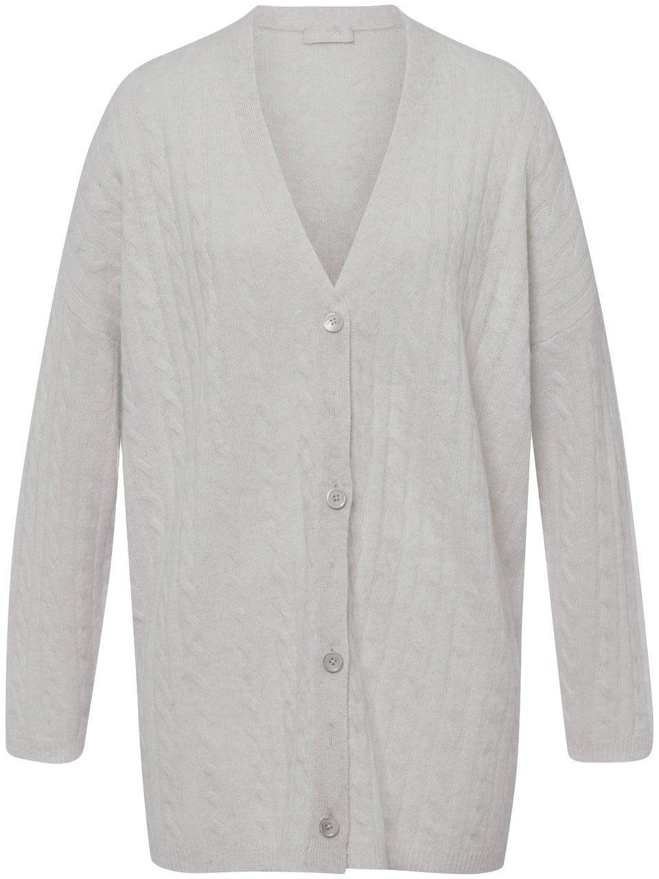 Long-Strickjacke include grau günstig online kaufen