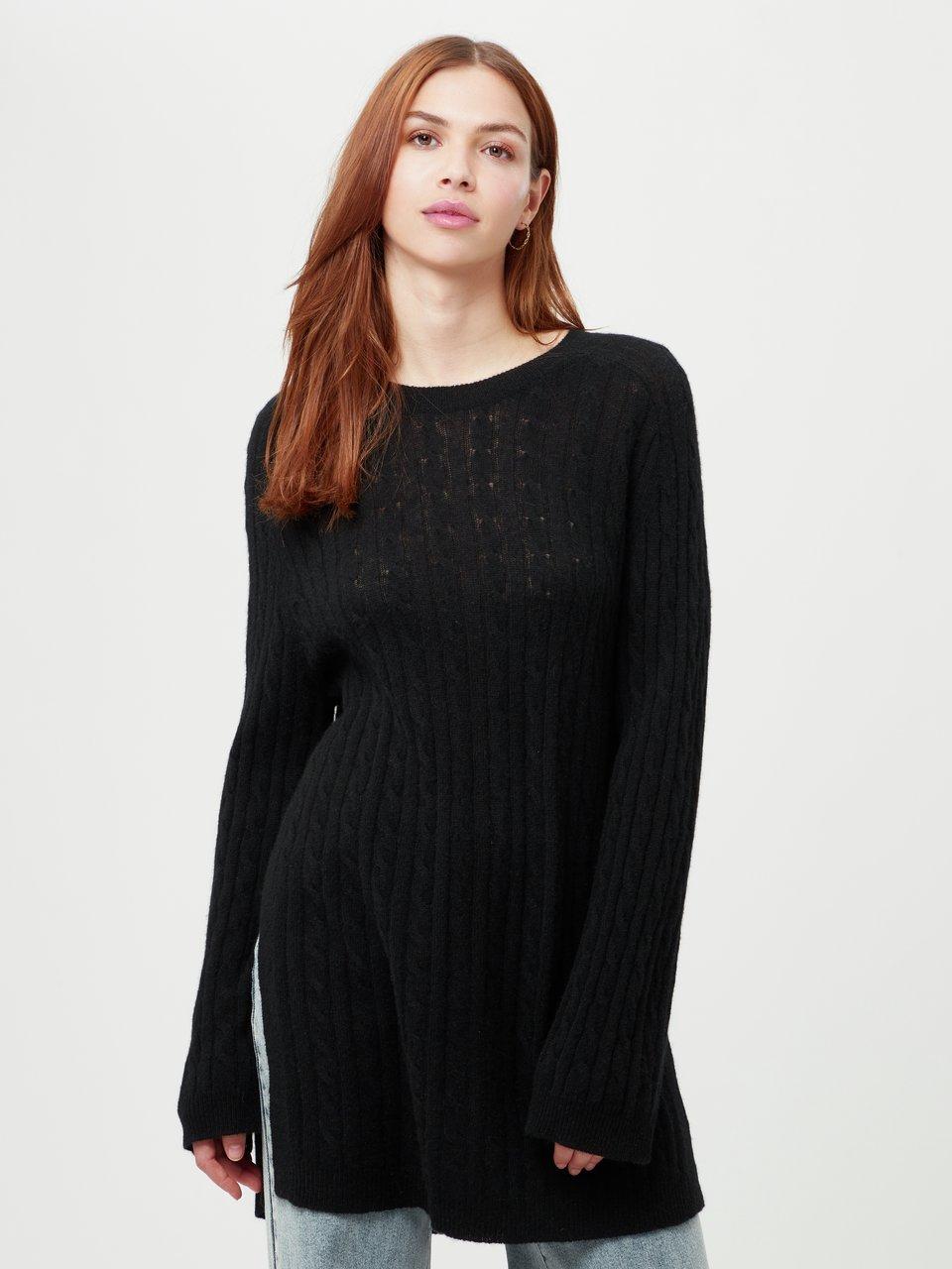 Peter Hahn - Long-Pullover aus 100% Kaschmir