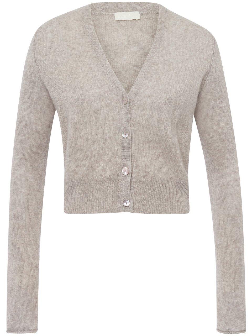 Vest V-hals Van include beige