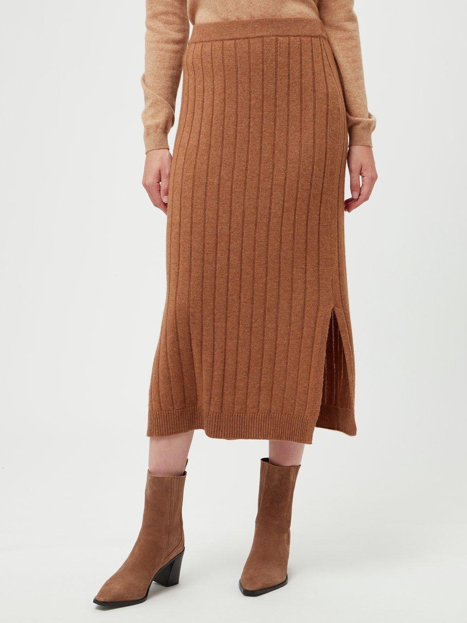 include - La jupe en maille avec ceinture élastiquée