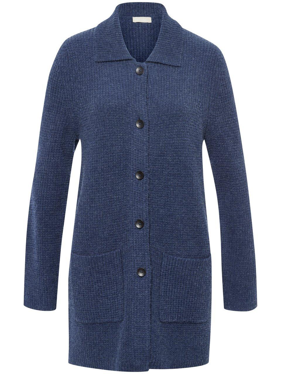 Long-Strickjacke include blau günstig online kaufen