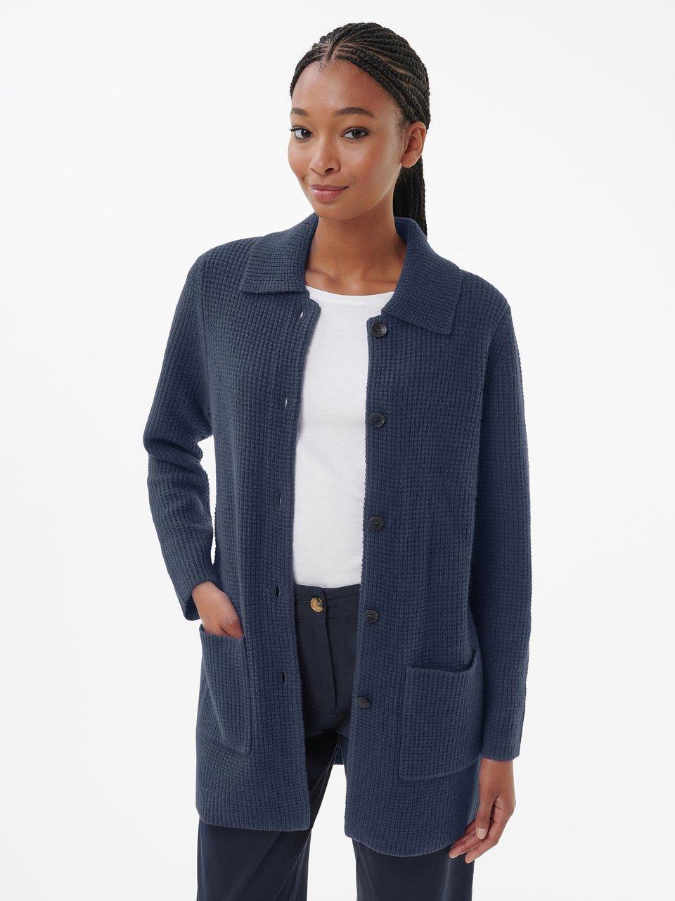 Peter Hahn - Le gilet long en maille manches longues