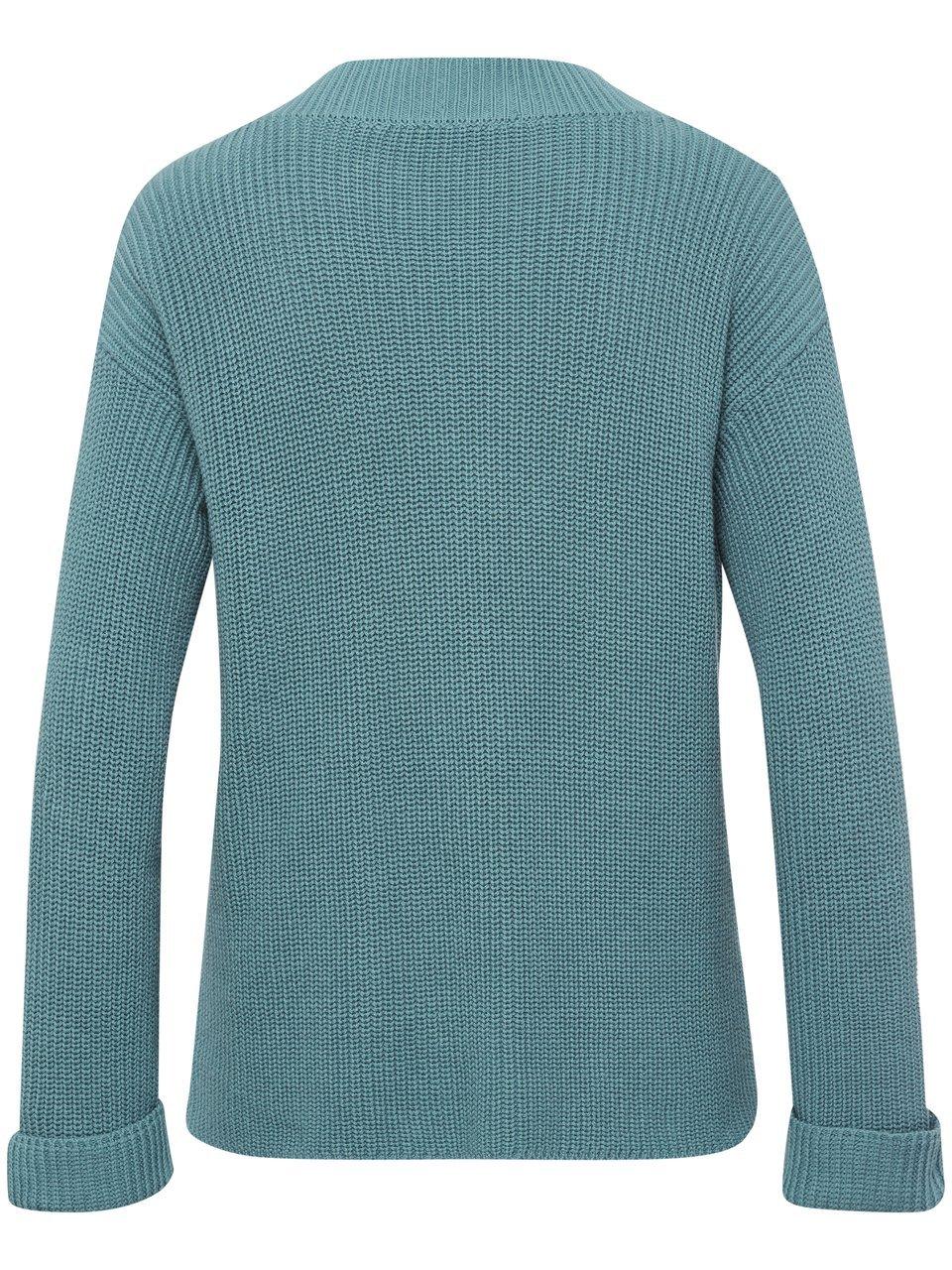 Thumbnail - Strickjacke V-Ausschnitt Peter Hahn grün