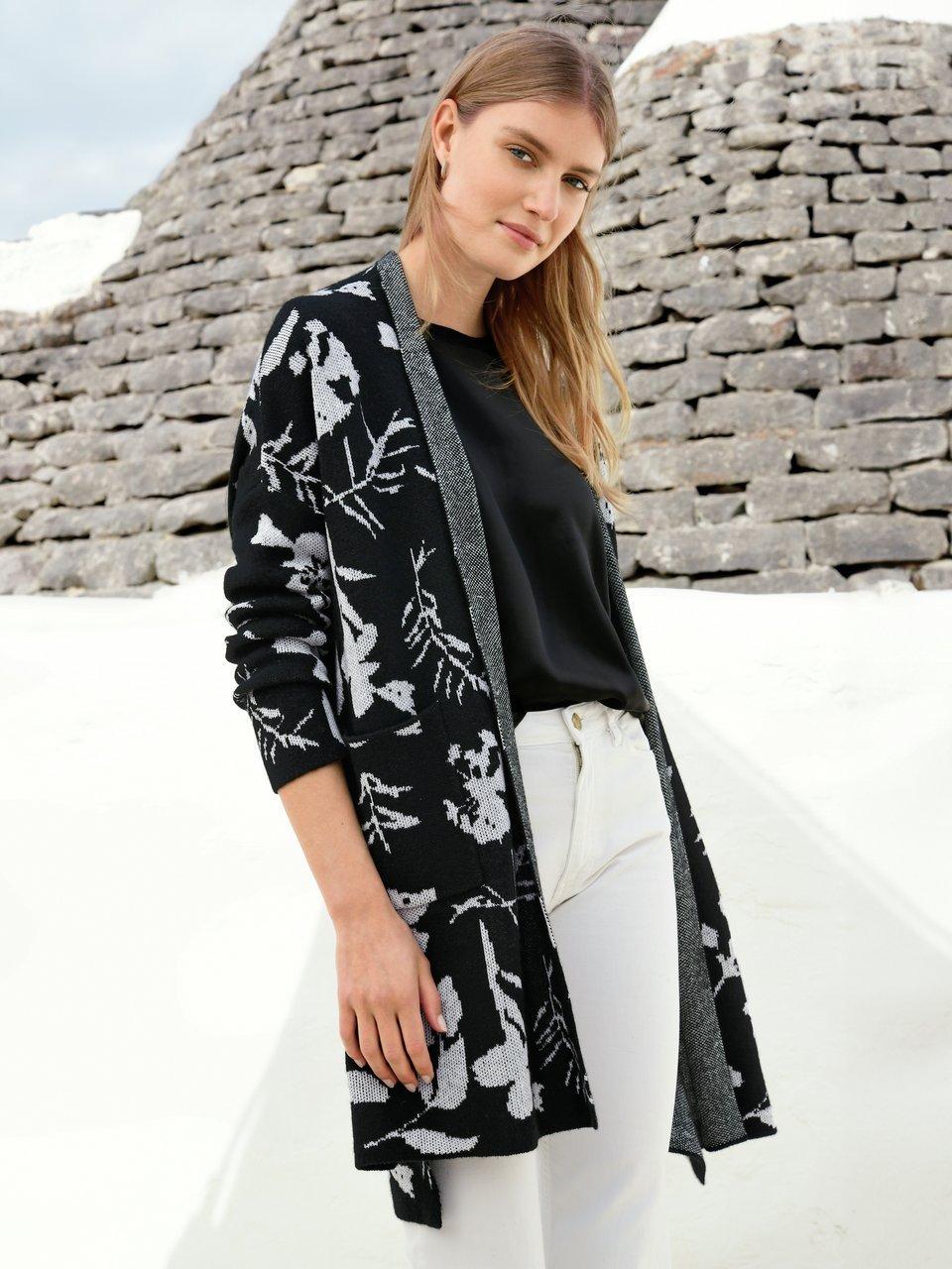 Peter Hahn - Long-Strickjacke