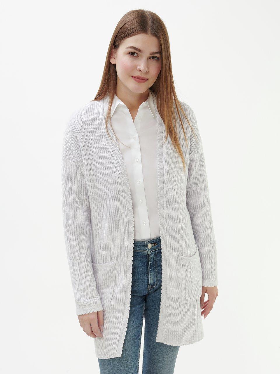 Peter Hahn - Long-Strickjacke