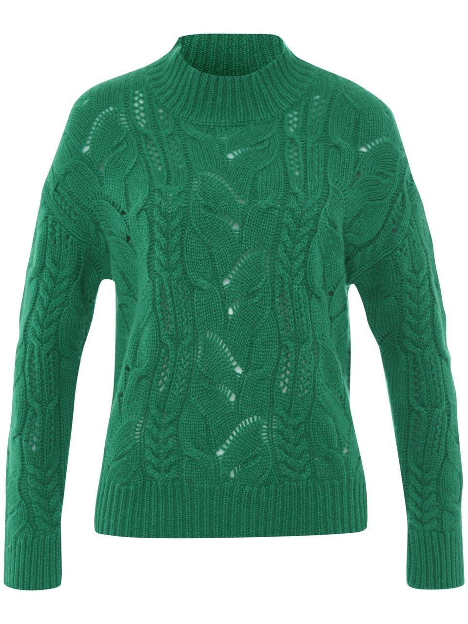 Thumbnail - include - Pullover, grün, Gr. 44 / L - Schurwolle