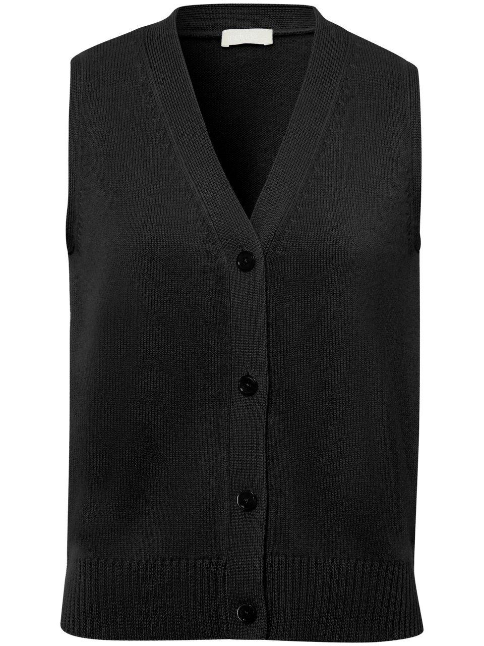 Strickweste V-Ausschnitt include schwarz günstig online kaufen