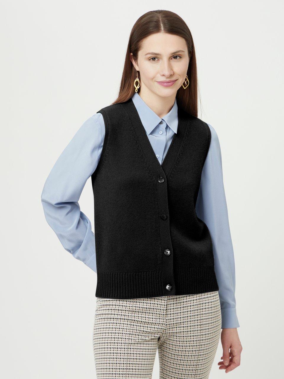 include - Strickweste mit V-Ausschnitt aus 100% Kaschmir