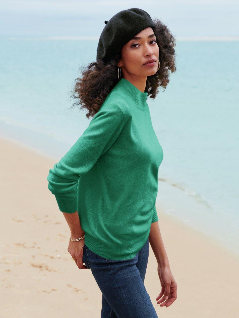 Peter Hahn Seide/Kaschmir - Stehbund-Pullover Modell Sabrina