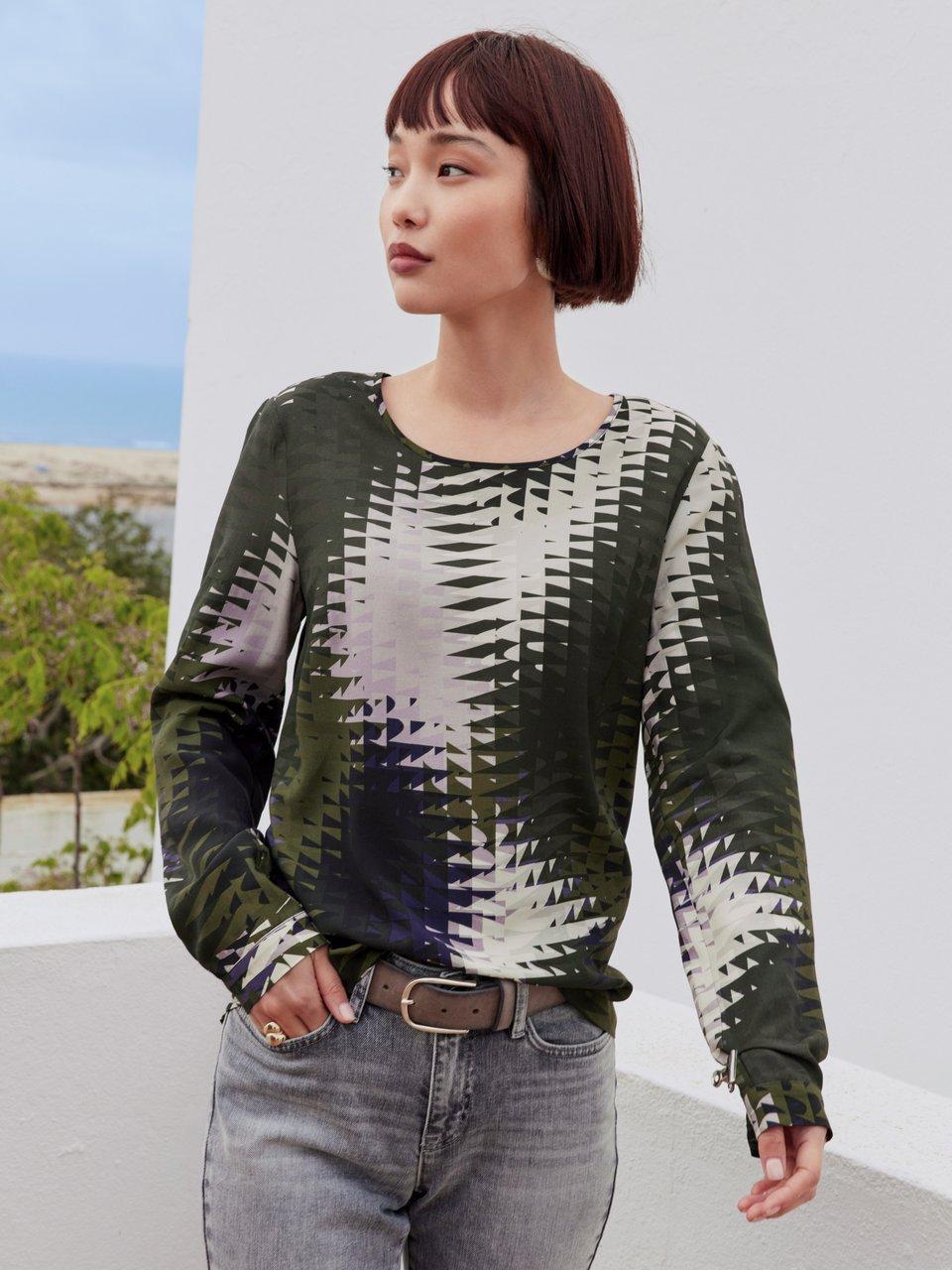 Peter Hahn - Bluse mit Rundhals-Ausschnitt