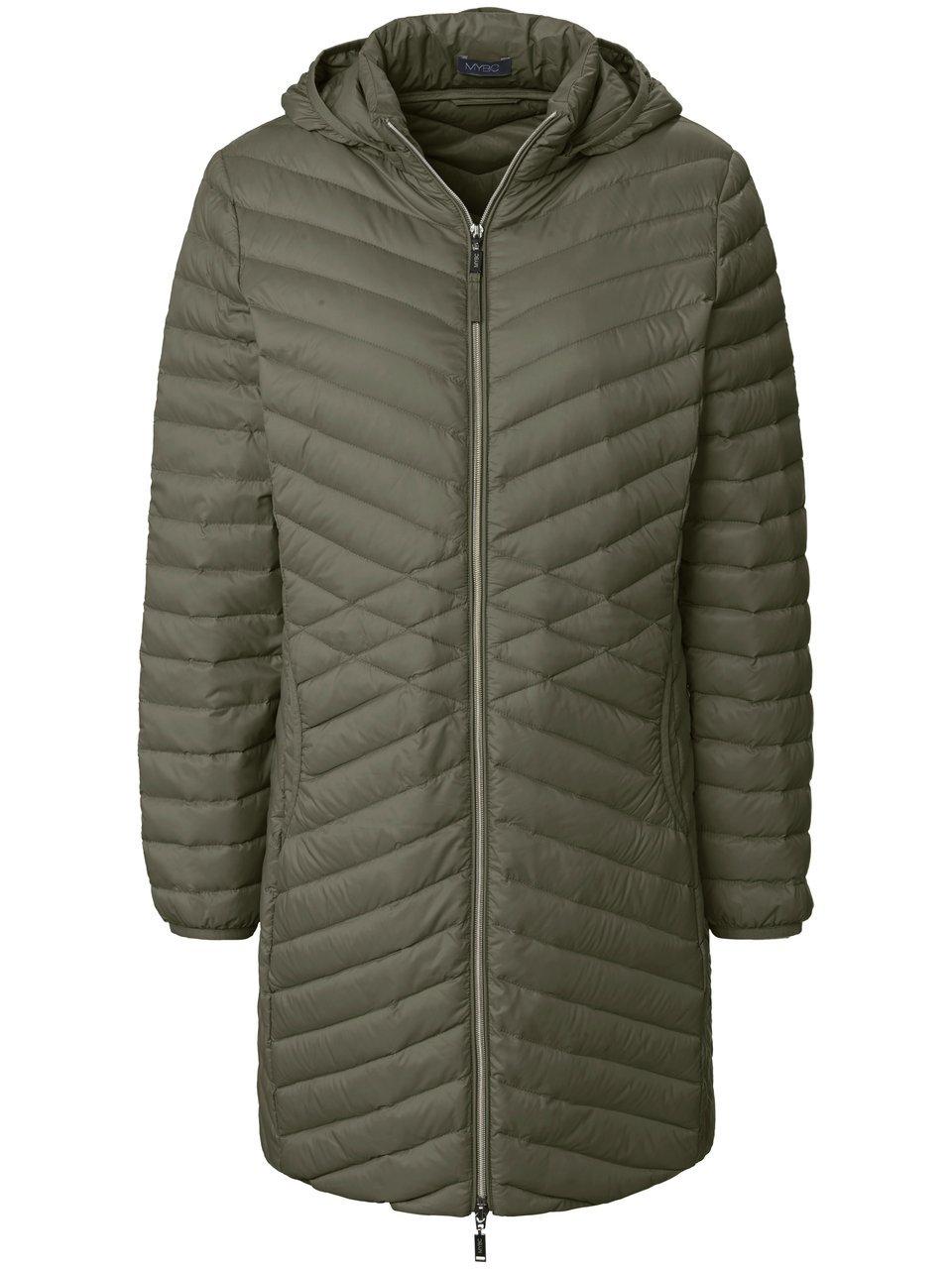 Daunen-Long-Steppjacke MYBC grün günstig online kaufen