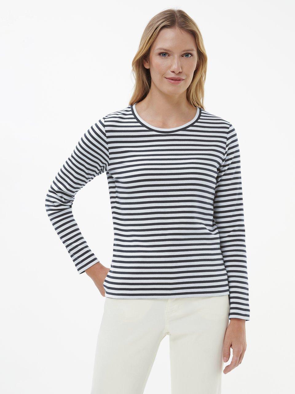 Peter Hahn - Shirt met ronde hals en lange mouwen