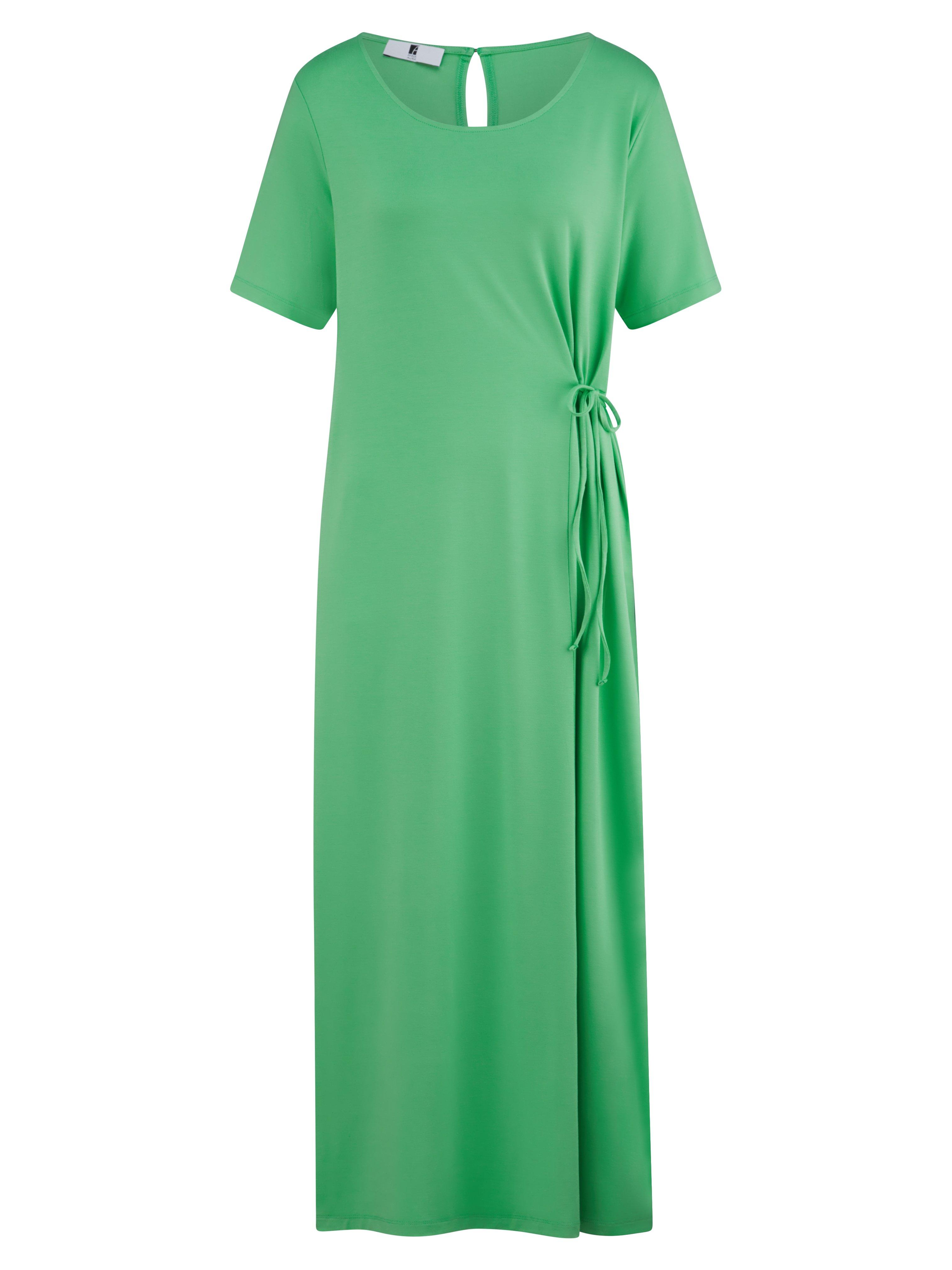 Jersey-Kleid Rundhals-­Ausschnitt Emilia Lay grün günstig online kaufen