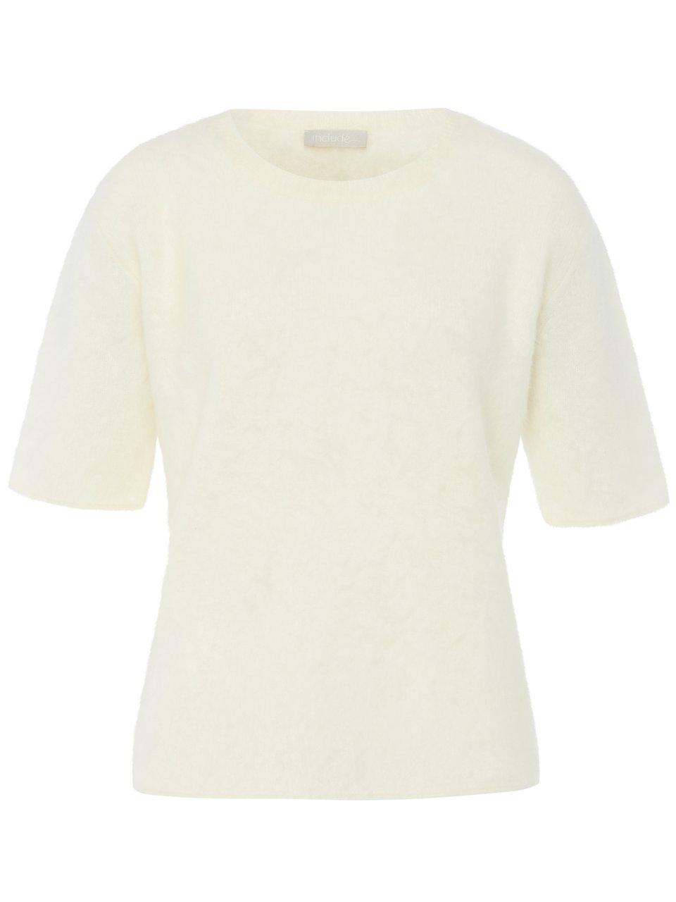 Rundhals-Pullover include weiss günstig online kaufen