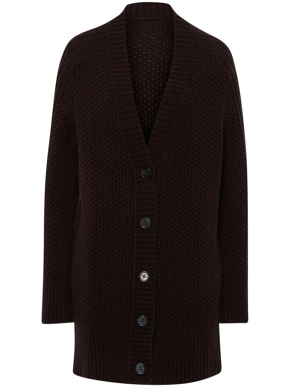 Long-Strickjacke Fadenmeister Berlin braun günstig online kaufen