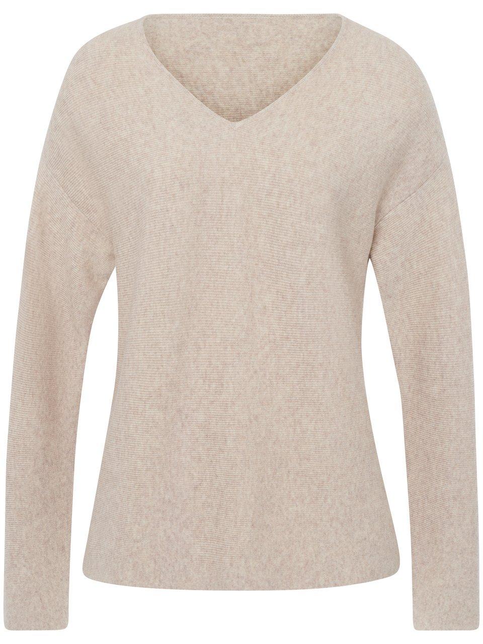 V-Pullover Fadenmeister Berlin beige günstig online kaufen