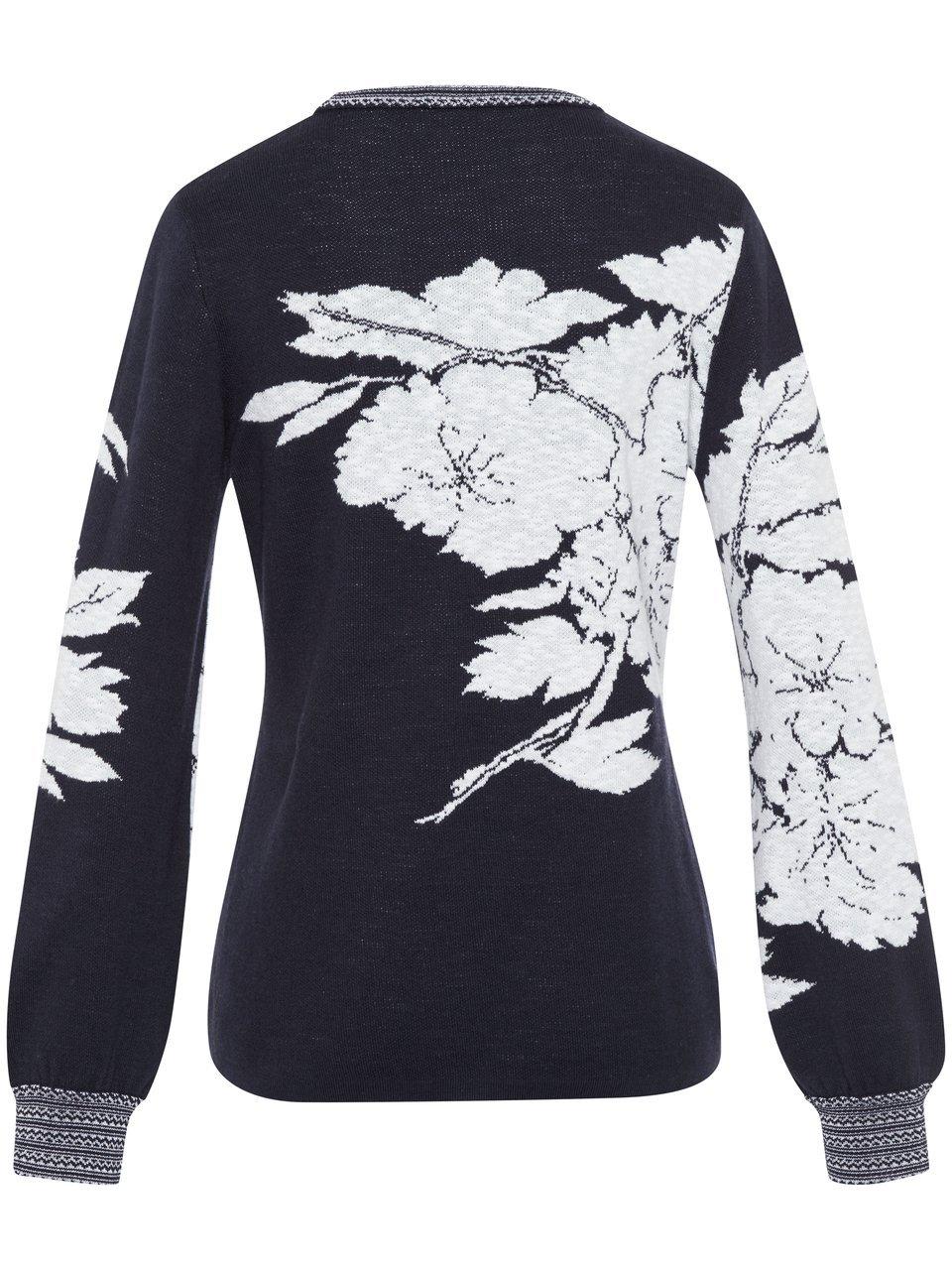 Thumbnail - Rundhals-Pullover Peter Hahn mehrfarbig