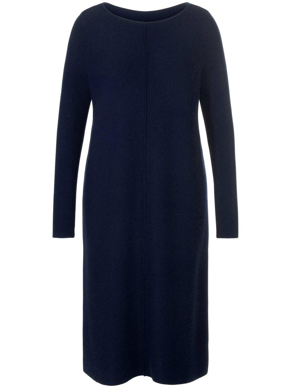 Tricotjurk 100% scheerwol Van Anna Aura blauw