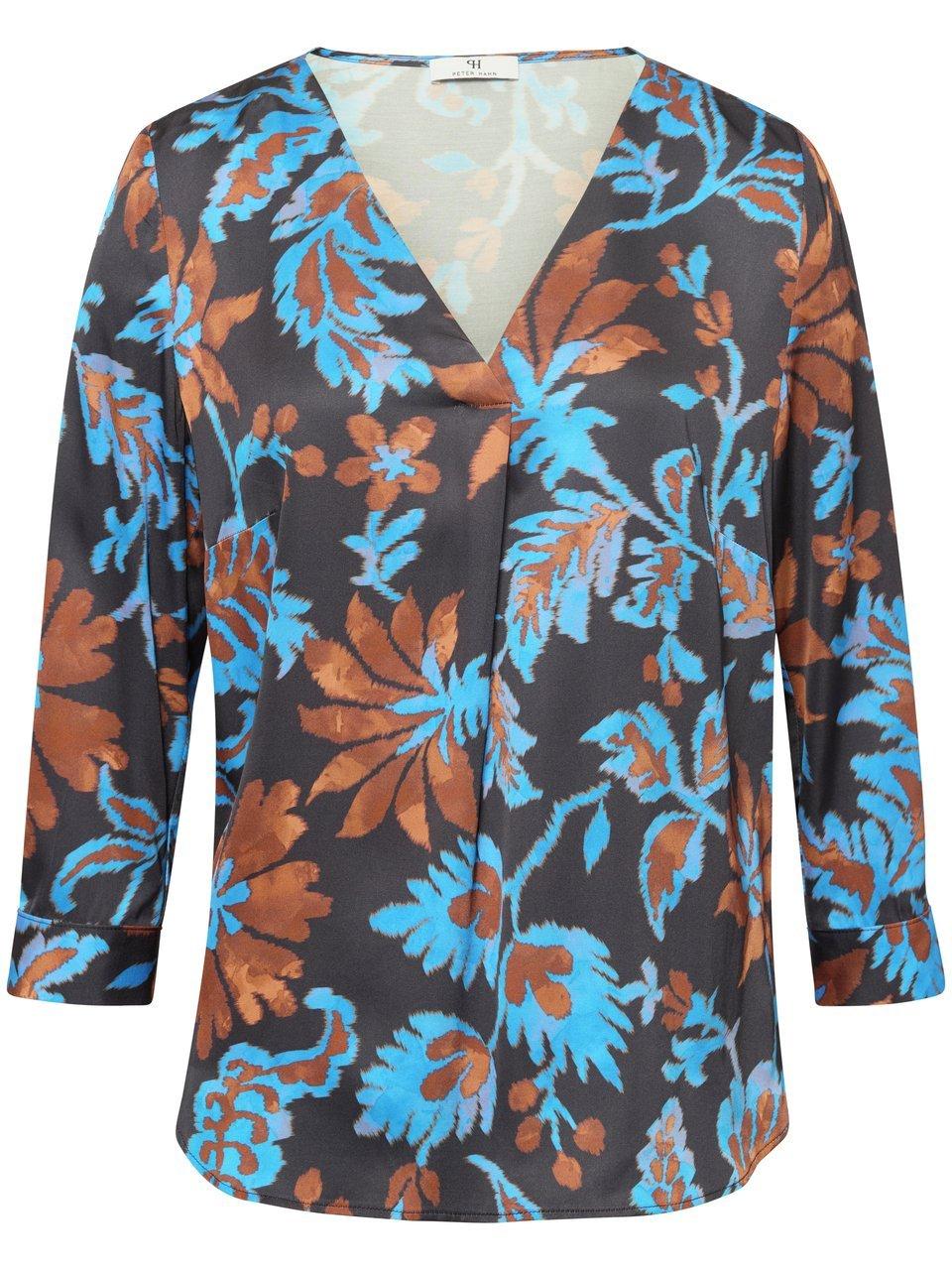 Bluse mit 3/4uroy jurk Van Peter Hahn blauw