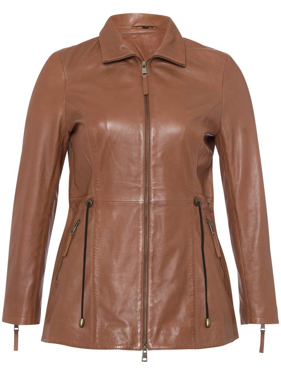 Lederparka aus 100% Leder Emilia Lay braun günstig online kaufen