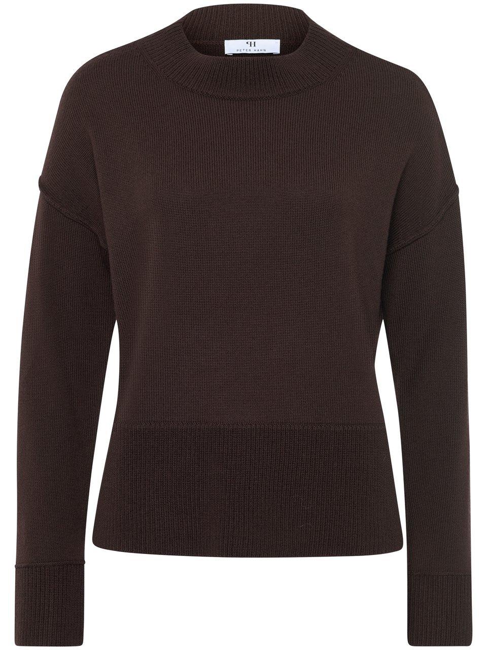 Rundhals-Pullover Peter Hahn braun günstig online kaufen