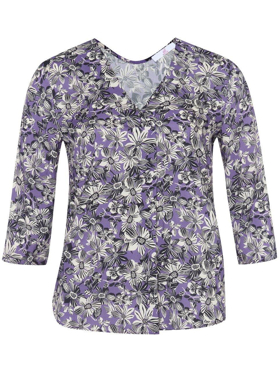 Blouse V-hals Van Emilia Lay paars