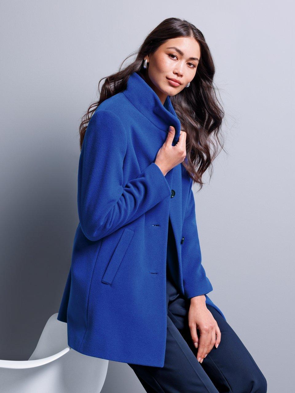 Anna Aura Le manteau court bleu roi