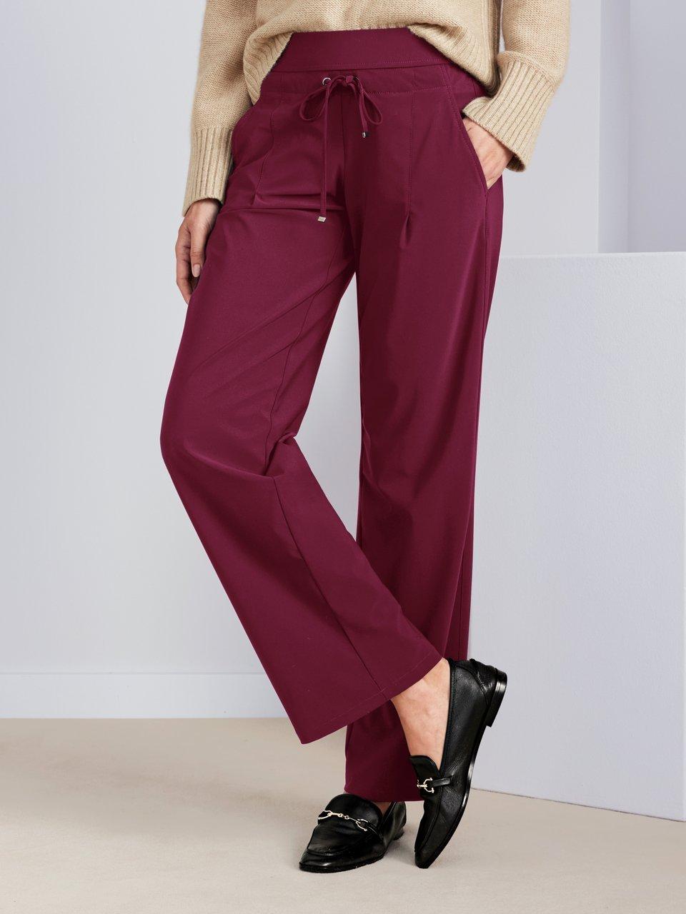 Broek model Candice Straight Van Raffaello Rossi rood