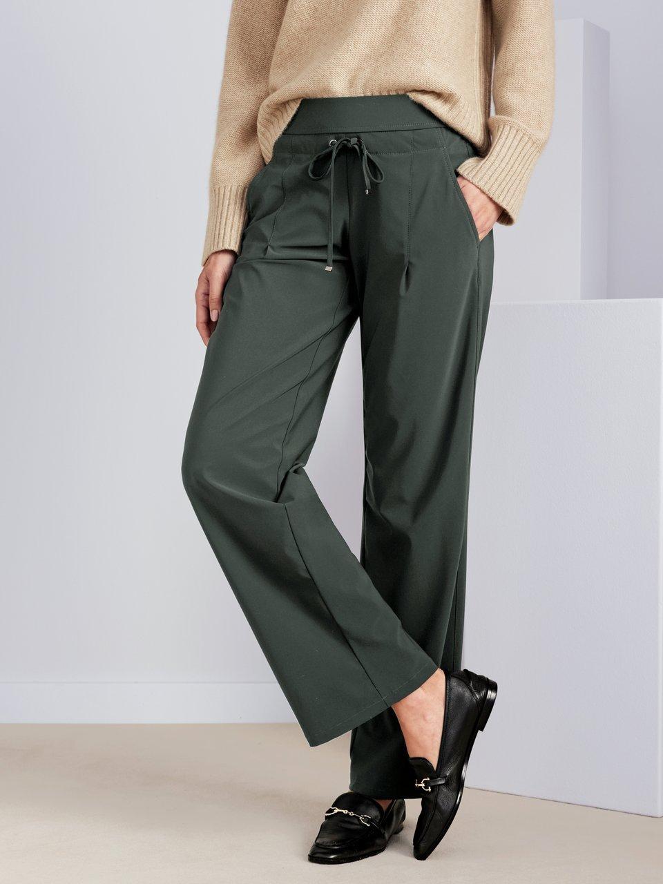 Broek model Candice Straight Van Raffaello Rossi groen